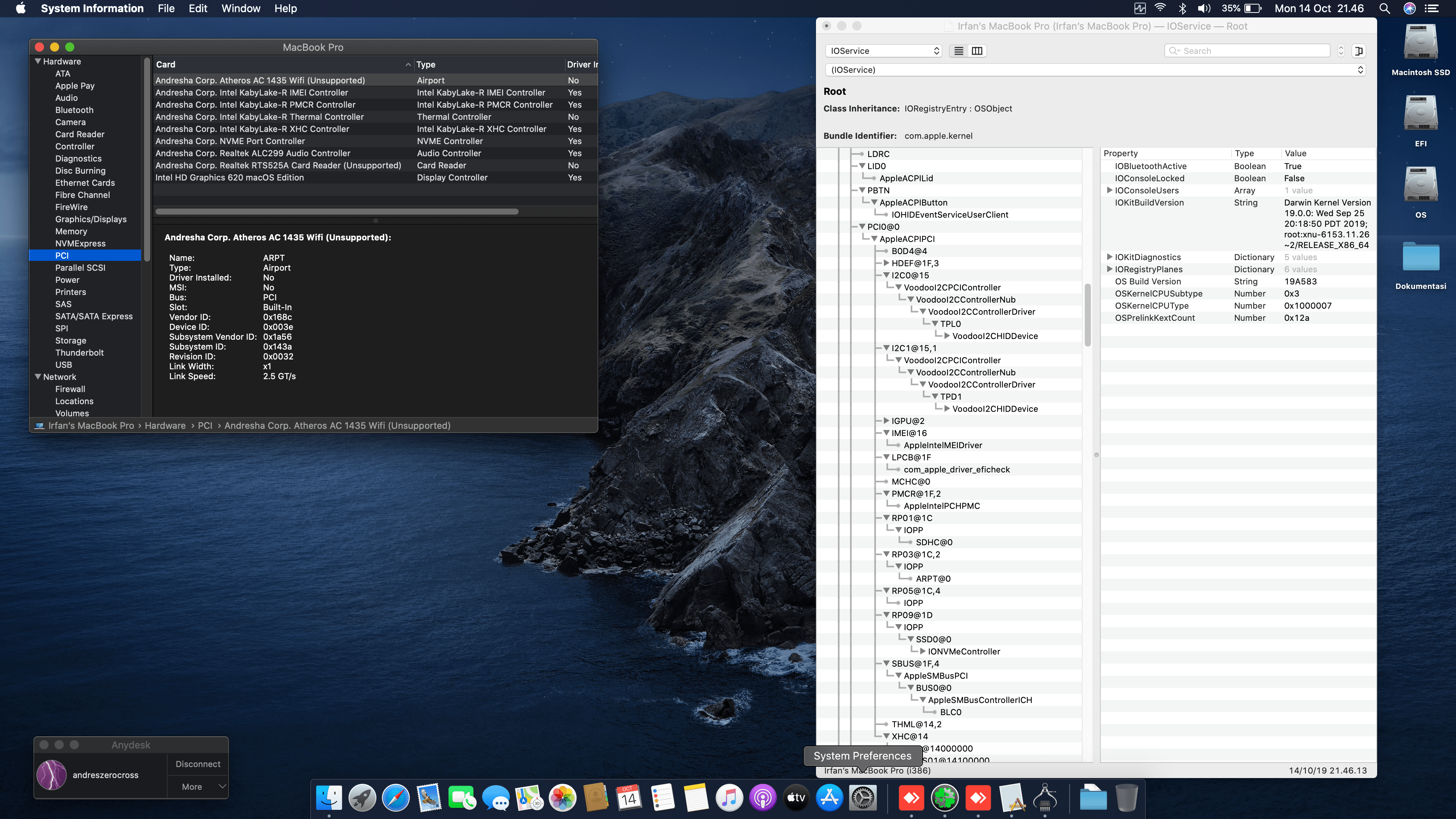 Dell XPS 9370 [KabyLake R   Intel HD 620 + I2C] 10